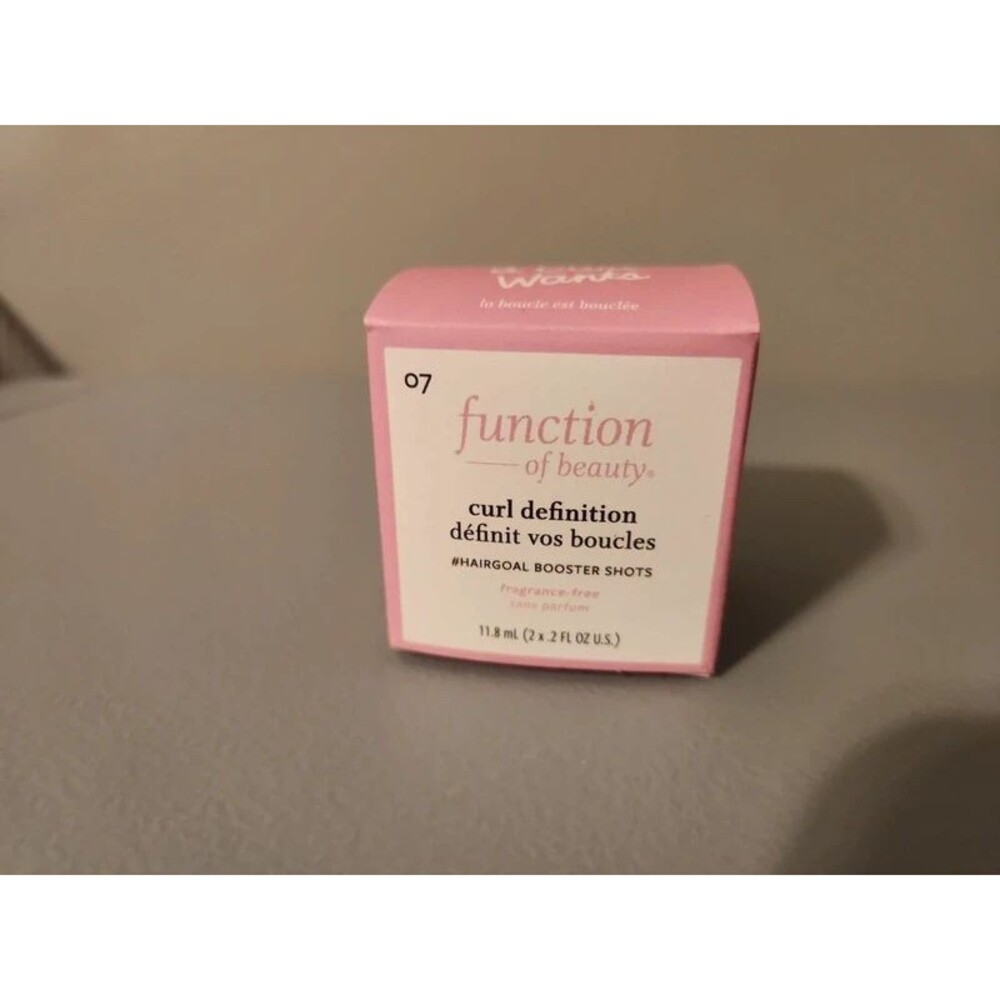 Function of Beauty Curl Definition booster shots